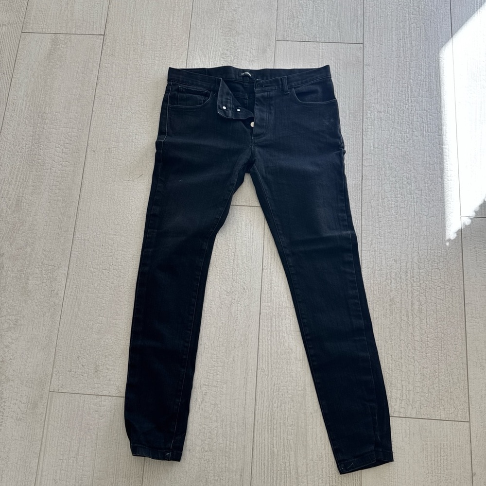 RAF Simon’s Black Skinny Jeans